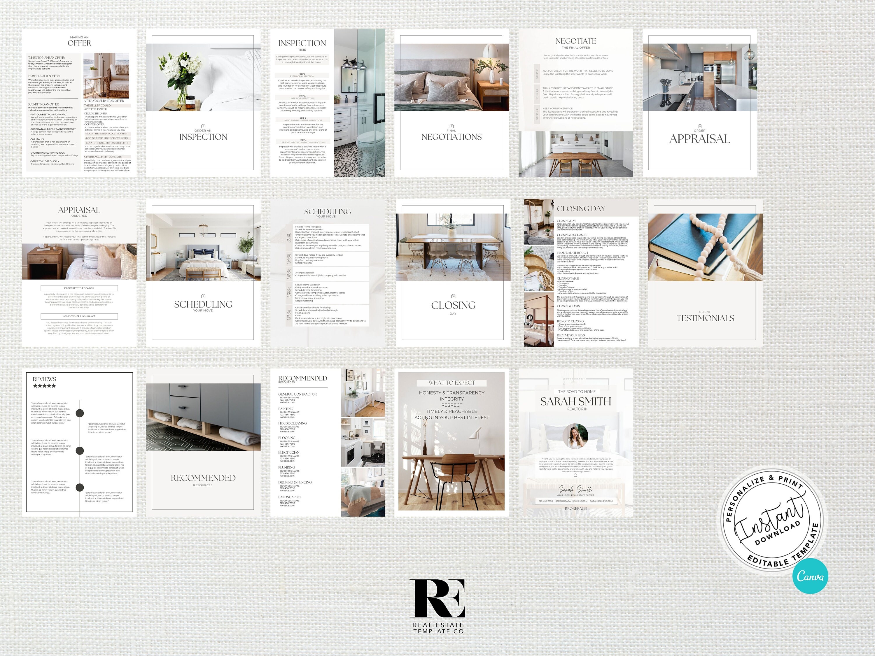 Real Estate Buyer Presentation, Real Estate Marketing, Printable Buyer ...