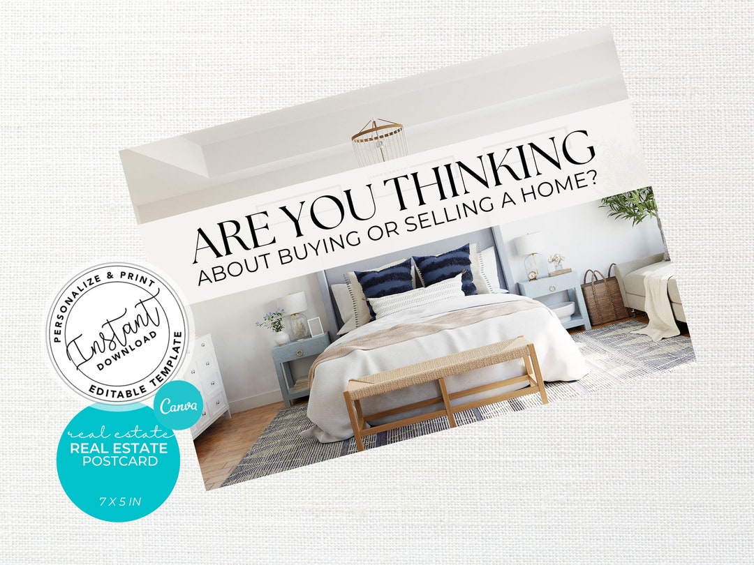 Real Estate Postcard, Real Estate Marketing, Real Estate Template
