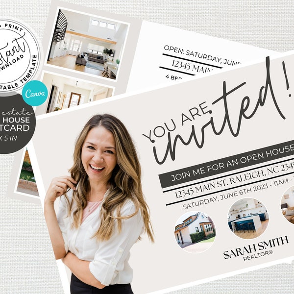 Postcard Invite Etsy