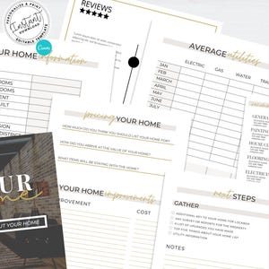 May include: A printable checklist for selling a home. The checklist includes sections for pricing your home, gathering information, and next steps. The checklist is designed to help sellers prepare their home for sale and make the process easier.