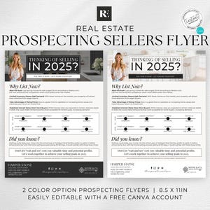 Real Estate Marketing Flyer, Canva Template, Real Estate Mailer Letter, Real Estate Template, New Agent Flyer, Real Estate Postcard, Farming