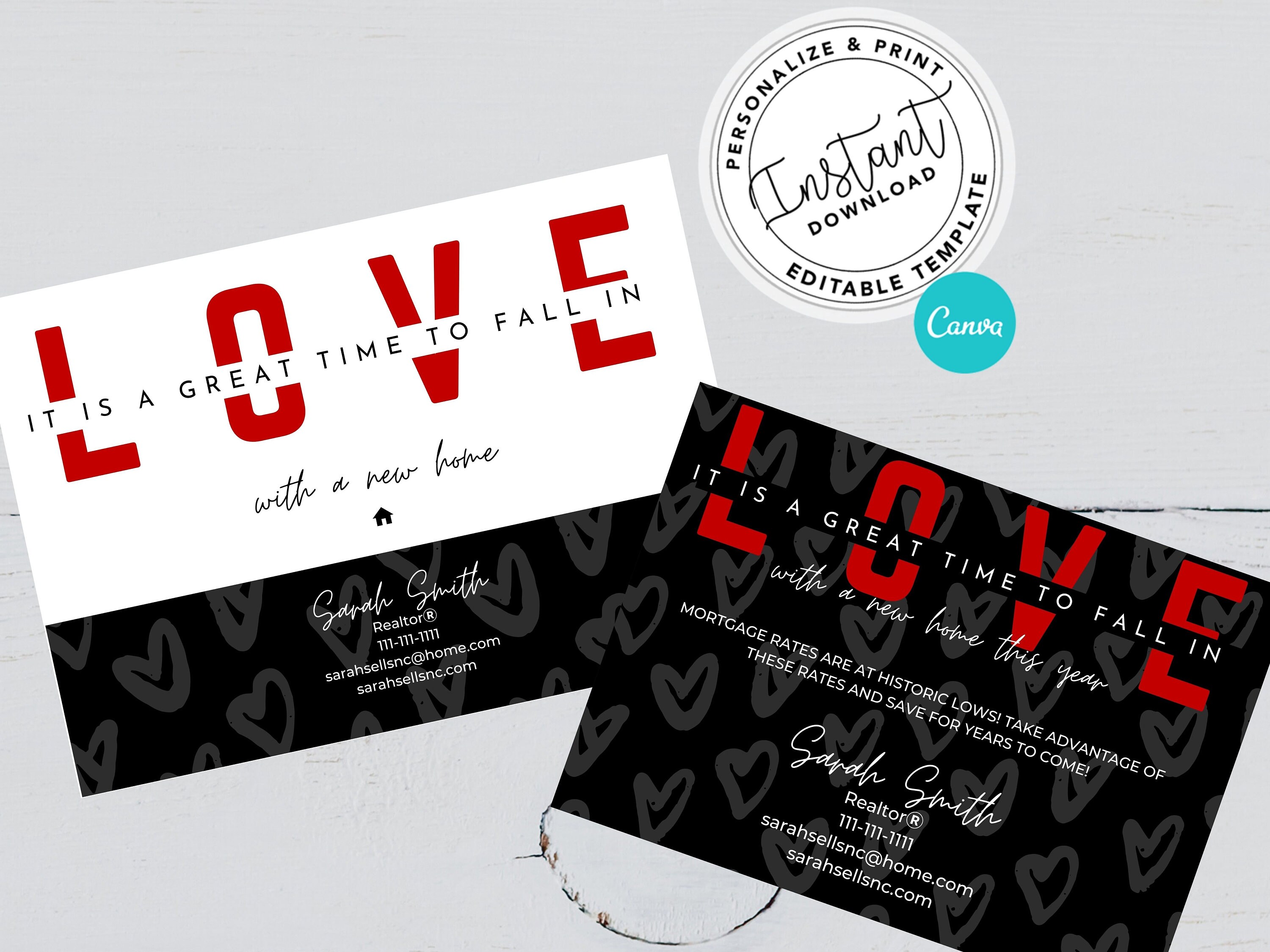 Real Estate Valentine Card Realtor Valentine Card Realtor Etsy