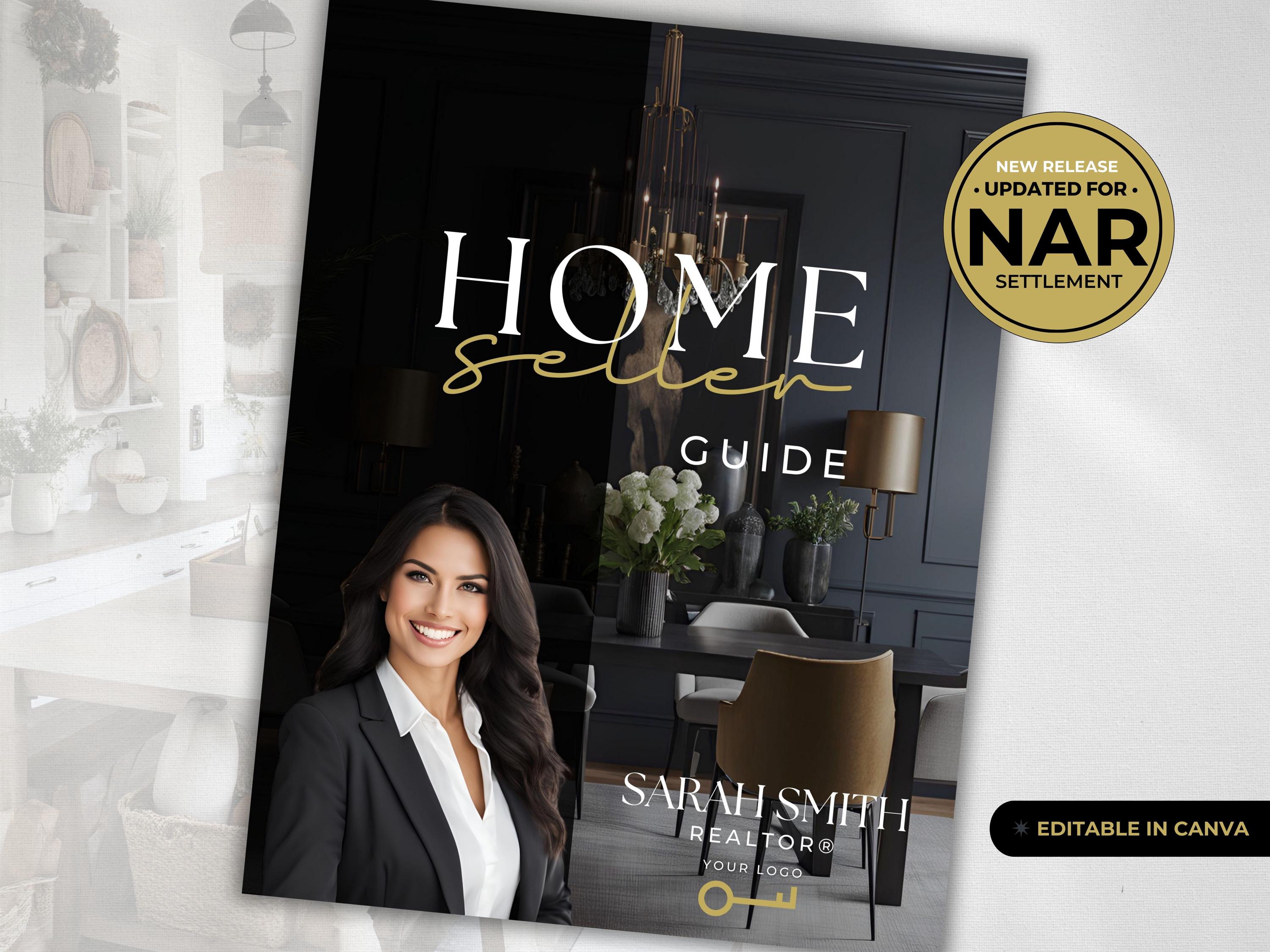 Real Estate Listing Presentation, NAR Settlement, Real Estate Marketing, Home Seller Guide, Canva Template, Consultation, For Sale, Branding