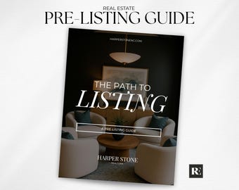 Pre-Listing Presentation Real Estate Marketing Canva Template, Realtor Listing Presentation Prep, Seller Packet, Consultation Seller Roadmap