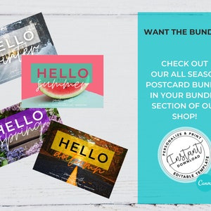 Real Estate Hello Spring Postcard, Real Estate Marketing, Agent Spring ...