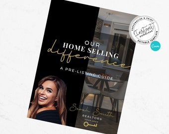 listing presentation kit real estate Seller Pre-Listing Presentation, Real Estate Template, Real Estate Marketing, Seller Guide, Canva, Real Estate, Realtor, Pre-Listing Packet