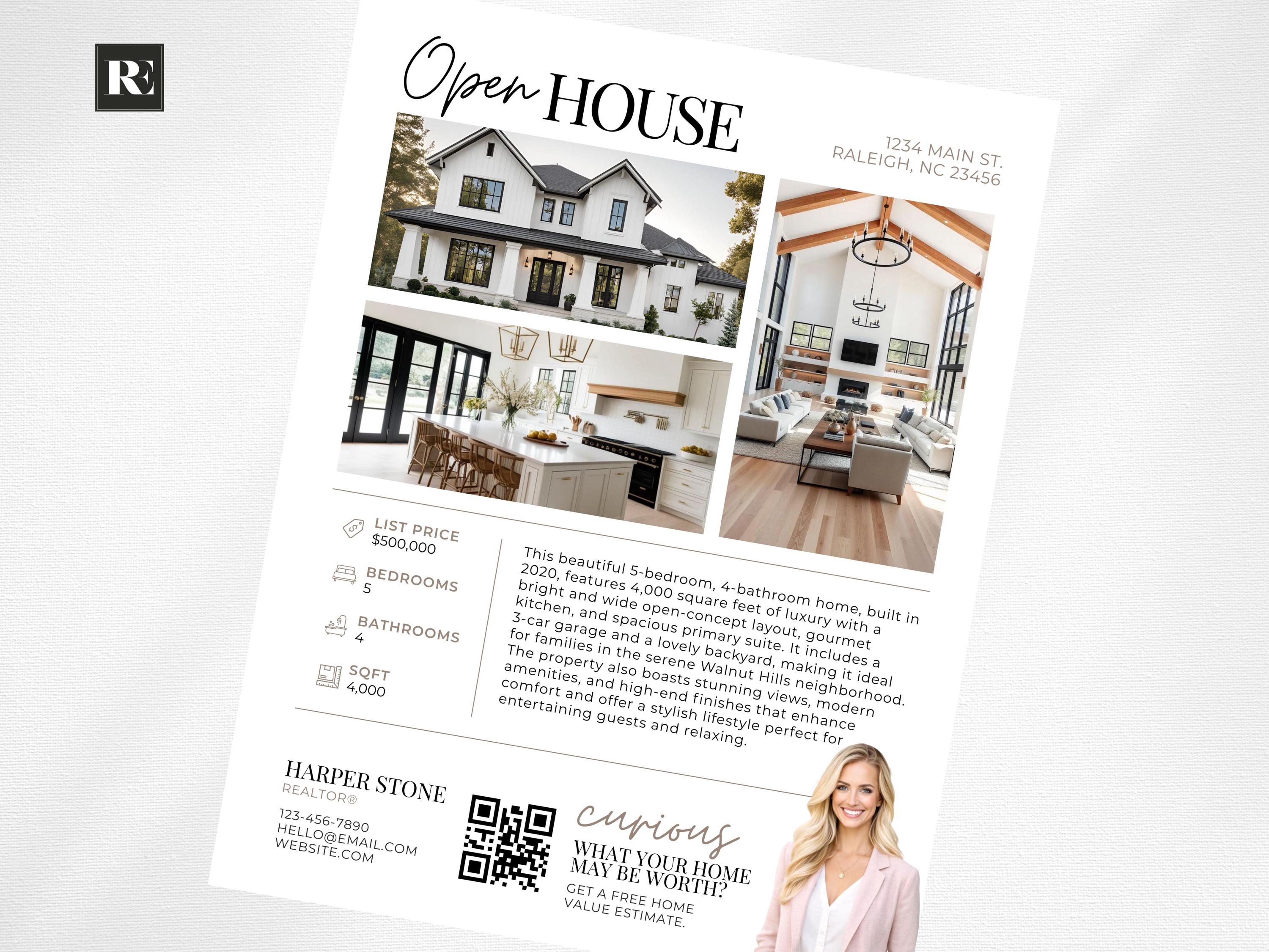 2 Page Property Brochure - Etsy
