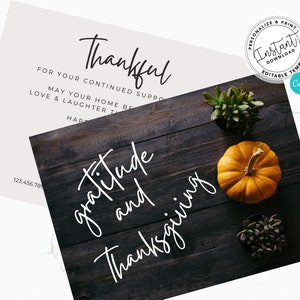 Real Estate Thanksgiving Card, Real Estate Marketing, Pop By, Thanksgiving Pop By, Agent Marketing, Postcard, Canva Thanksgiving Template