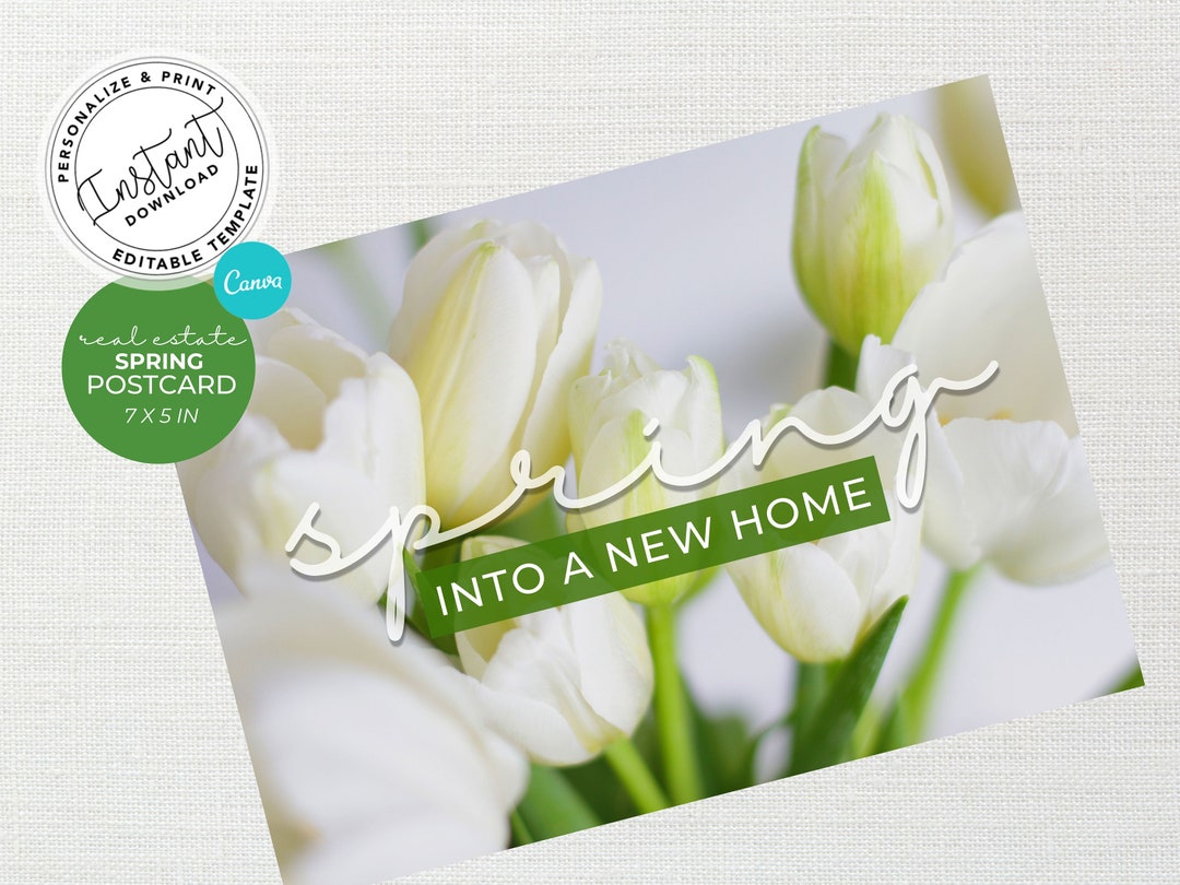Spring Weekend Realtor Real Estate Spring Postcard, Agent Spring Postcard, Real Estate ...