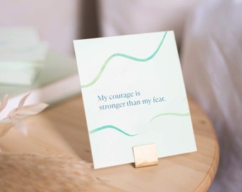 Self-Compassion Affirmation Cards ~ Mindfulness Cards ~ Mental Health Gift ~ Self Gift