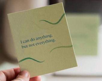 Daily Affirmation Cards: Self-Compassion Mental Health Gift