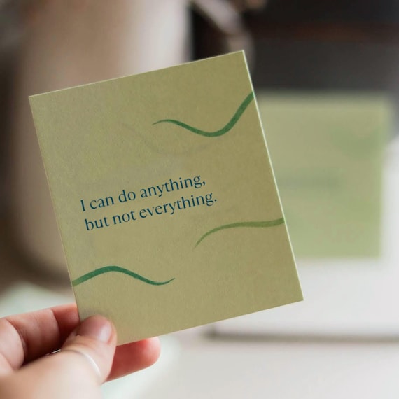 Daily Affirmation Cards: Self-Compassion Mental Health Gift