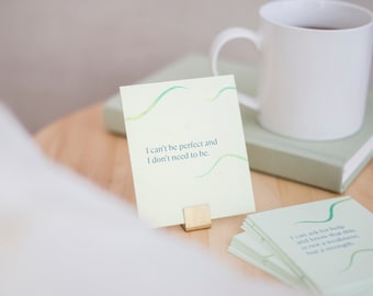 Affirmation Cards ~ Give Yourself Kindness Set 1 ~ Mindfulness Cards ~ Self Compassion Gift