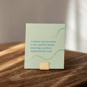 Cartes de vœux pour nouvelle maman ~ Cadeau pleine conscience pour les nouvelles mamans ~ Soutien à la maternité précoce et soins personnels
