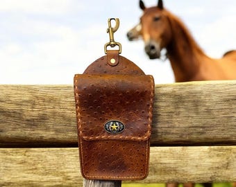 Leather Saddle Bag, Field Trial Bag, Large