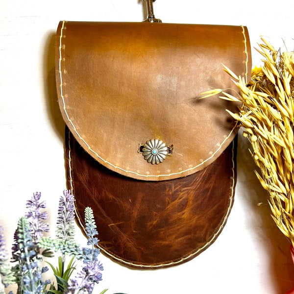 Leather Saddle Bag, Saddle Bag, Field Bag