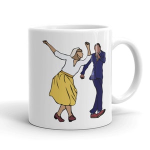 Swing Dance Mug | Lindy Hop Coffee and Tea Mug | Get Rhythm in Your Feet Lindy Hop Mug