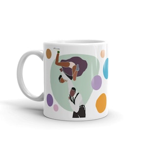Swing Dancers Colorful Lindy Hop Mug | It Don&#39;t Mean A Thing if It Ain&#39;t Got That Swing Quote Mug