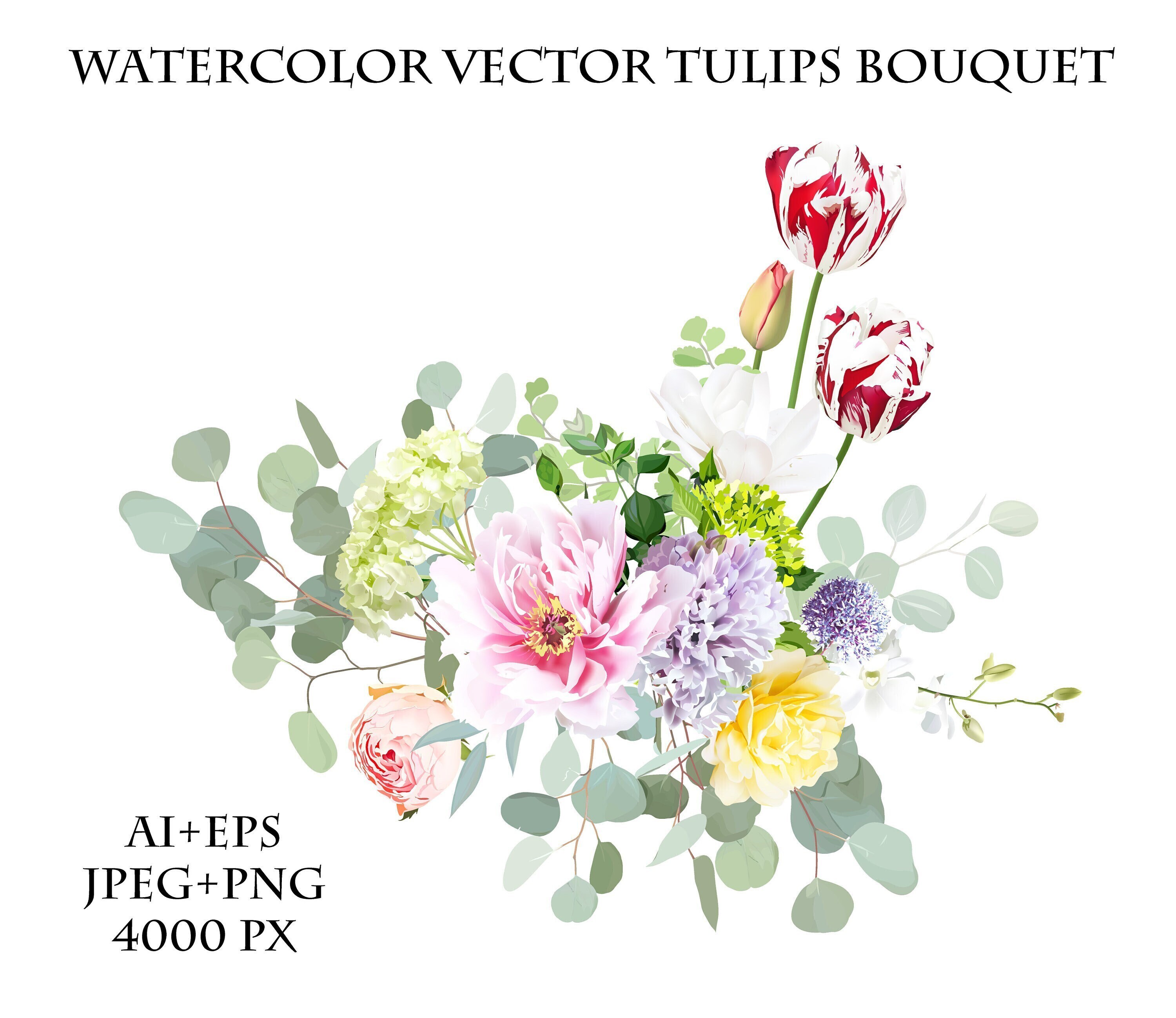 Premium Vector  Flowers watercolor hand drawn t shirt and apparel