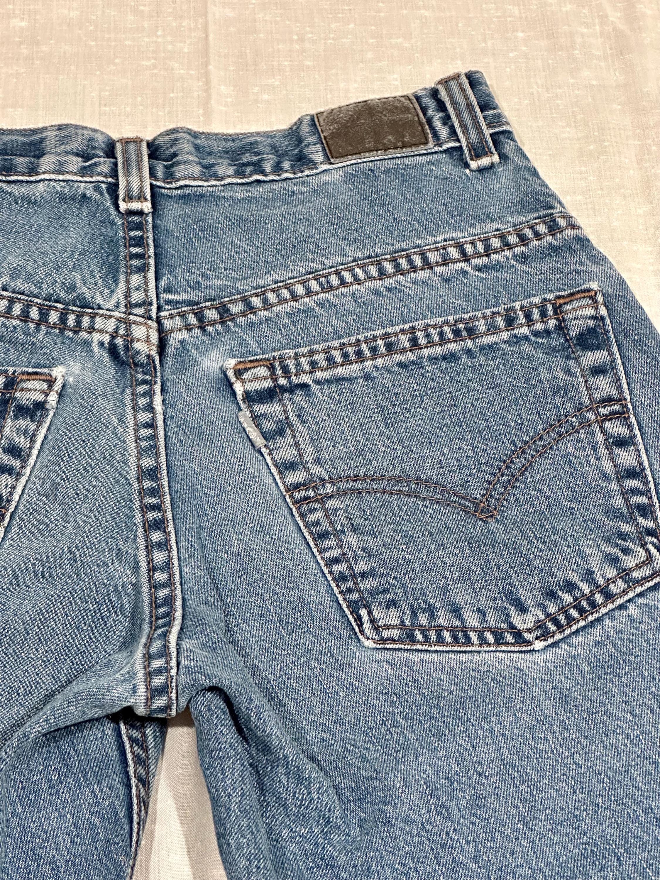 Vintage 90er Jahre Levi Baggy Silvertab Cut Off Shorts 24 ”Taille