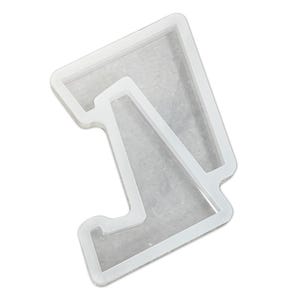 7.4X6.5X1&quot; Cutting Board Stand Silicone Mold For Epoxy Resin - Style 1