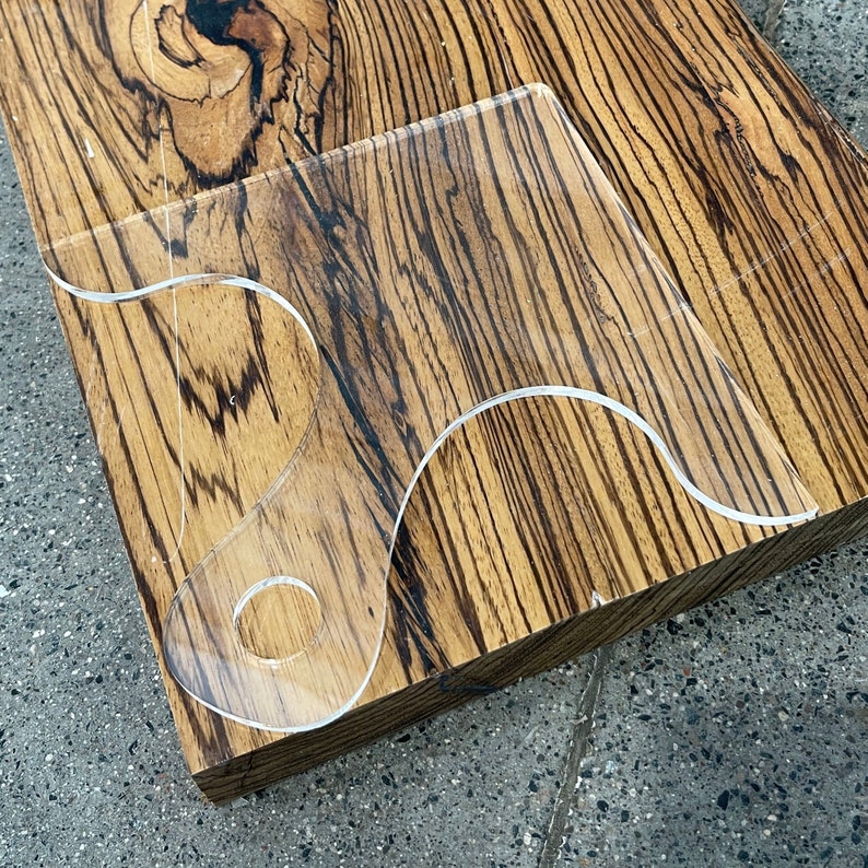 Round Corner Handle 1 Acrylic Router Template - Etsy