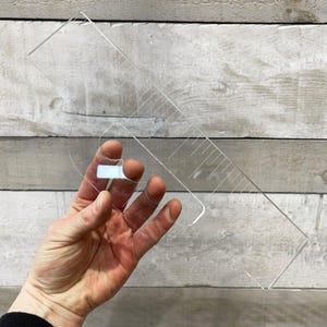 Four Finger Grip Handle Acrylic Router Template - Etsy