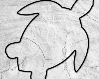 15x12" Sea Turtle Shaped Acrylic Router Template