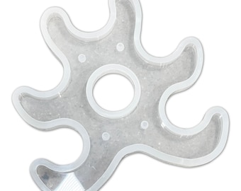 13.25X12.8X1" Wine Rack Silicone Mold For Epoxy Resin - Bottle Holder Style 3