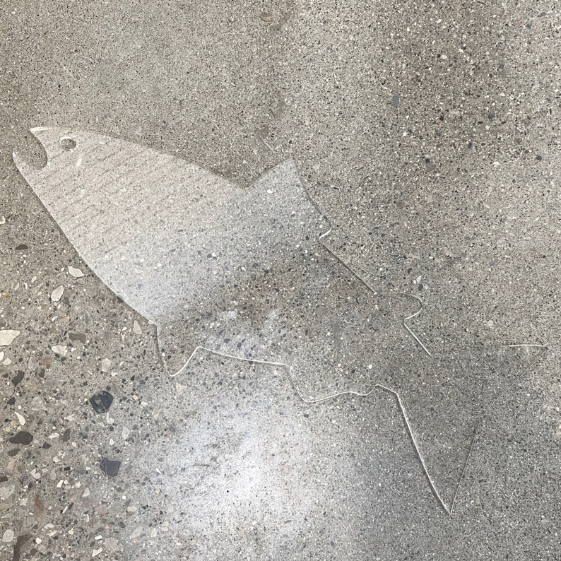 17.75x8 Salmon Fish Shaped Serving Board Acrylic Router - Etsy