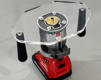 Milwaukee M18 (2723-20) Palm/Trim Router Base Plate - Two Handle