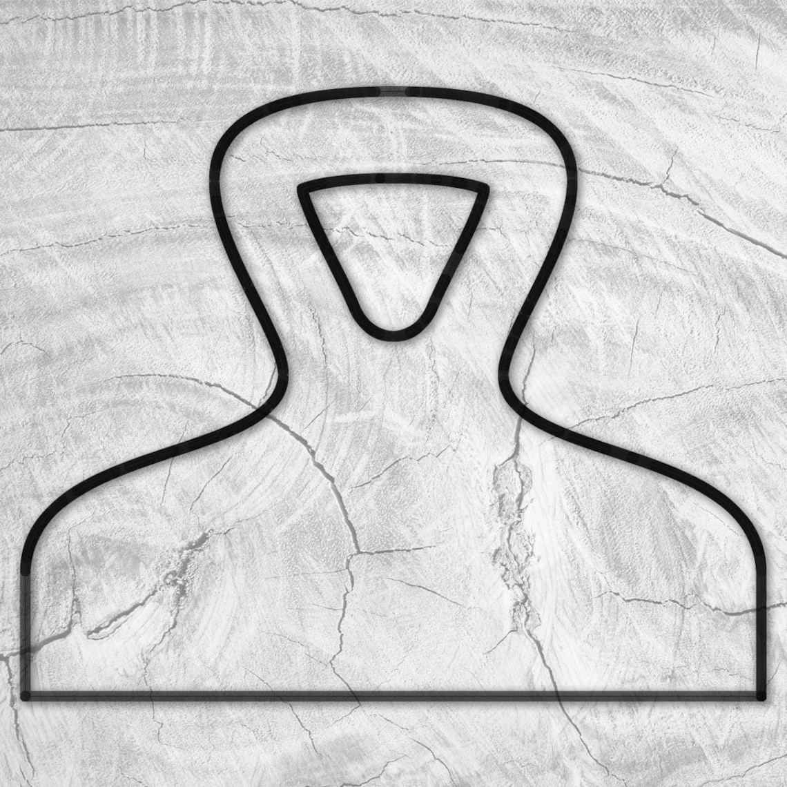 Rounded Triangle Handle Acrylic Router Template - Etsy