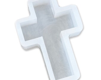 12x8x2.75" Deep Cross Silicone Mold