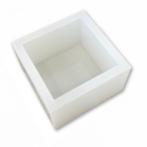 6x6x4&quot; Silicone Mold For Epoxy Resin - Deep Casting Mold