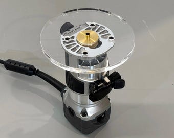 Bauer (19121E-B/23121E-B) Palm/Trim Router Base Plate - 6" Round