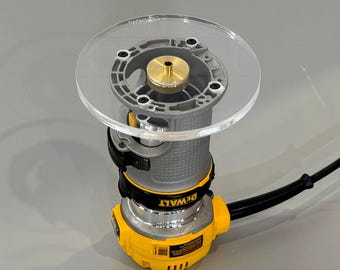 Dewalt (DWP611/DCW600B) Palm/Trim Router Base Plate - 6" Round