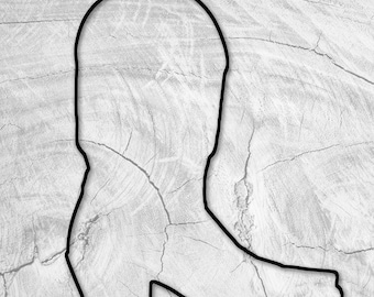 14.9x12.0" Cowboy Boot Acrylic Router Template