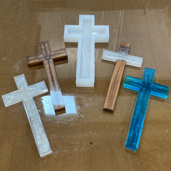 6x3.1x1 Double Mini Cross Silicone Mold For Epoxy Resin - Keepsake Si –  Crafted Elements