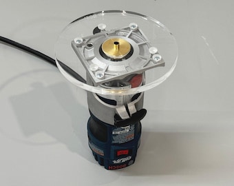 Bosch Colt (PR10E/PR20EVS/gkf125cen) palm/trim router base plate - 6" round