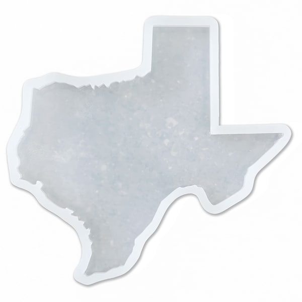 16x15x1" State Of Texas Silicone Mold For Epoxy Resin - Large Texas Mold
