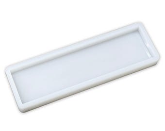 16.5x4.5x1.0" Silicone Mold - Coaster / Cheeseboard Mold