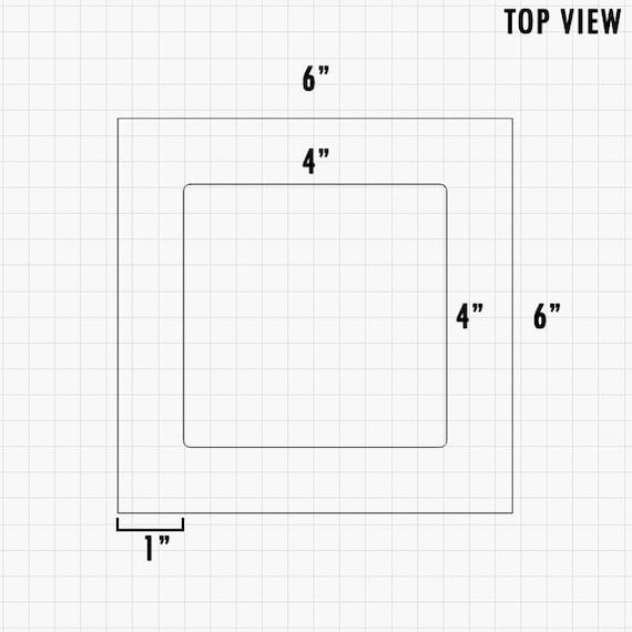 6x6x2 Deep Tray Silicone Mold For Epoxy Resin - 1 Deep Dish Mold –  Crafted Elements