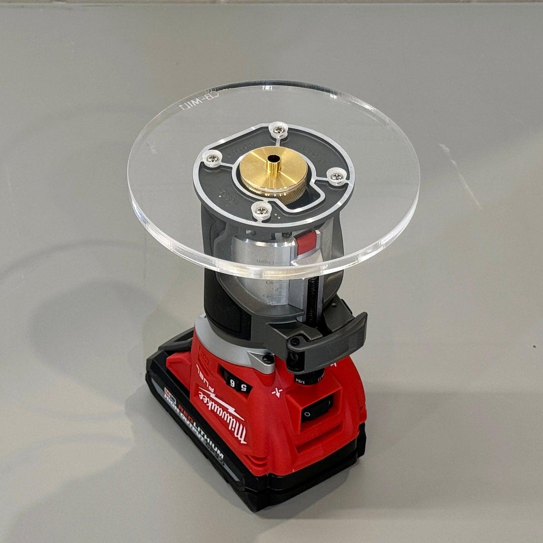 Milwaukee M18 (2723-20) Palm/trim Router Base Plate - 6