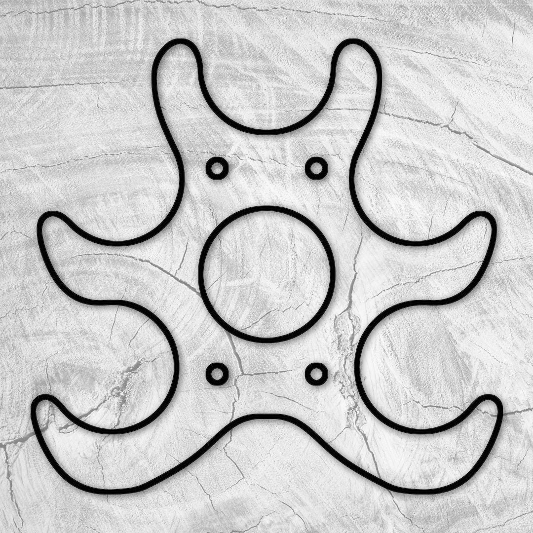 13.25x12.8 Wine Rack Style 3 Acrylic Router Template - Etsy