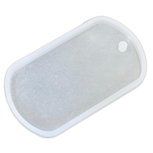 16x8.8x1&quot; Dog Tag Shaped Silicone Mold For Epoxy Resin