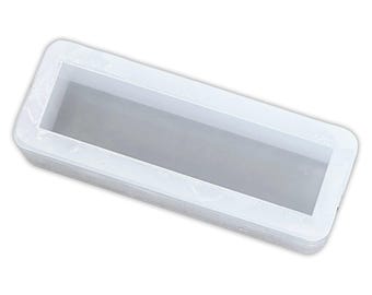 8x2x2" Block Silicone Mold For Epoxy Resin - 8" Square Wood Turning Mold