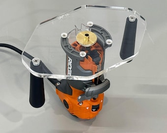 Ridgid (R2400/R2401/R24012/R860443B/R860444B) Palm/Trim Router Base Plate - Two Handle