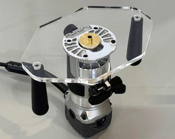 Vevor (0700C) Palm/Trim Router Base Plate - Two Handle