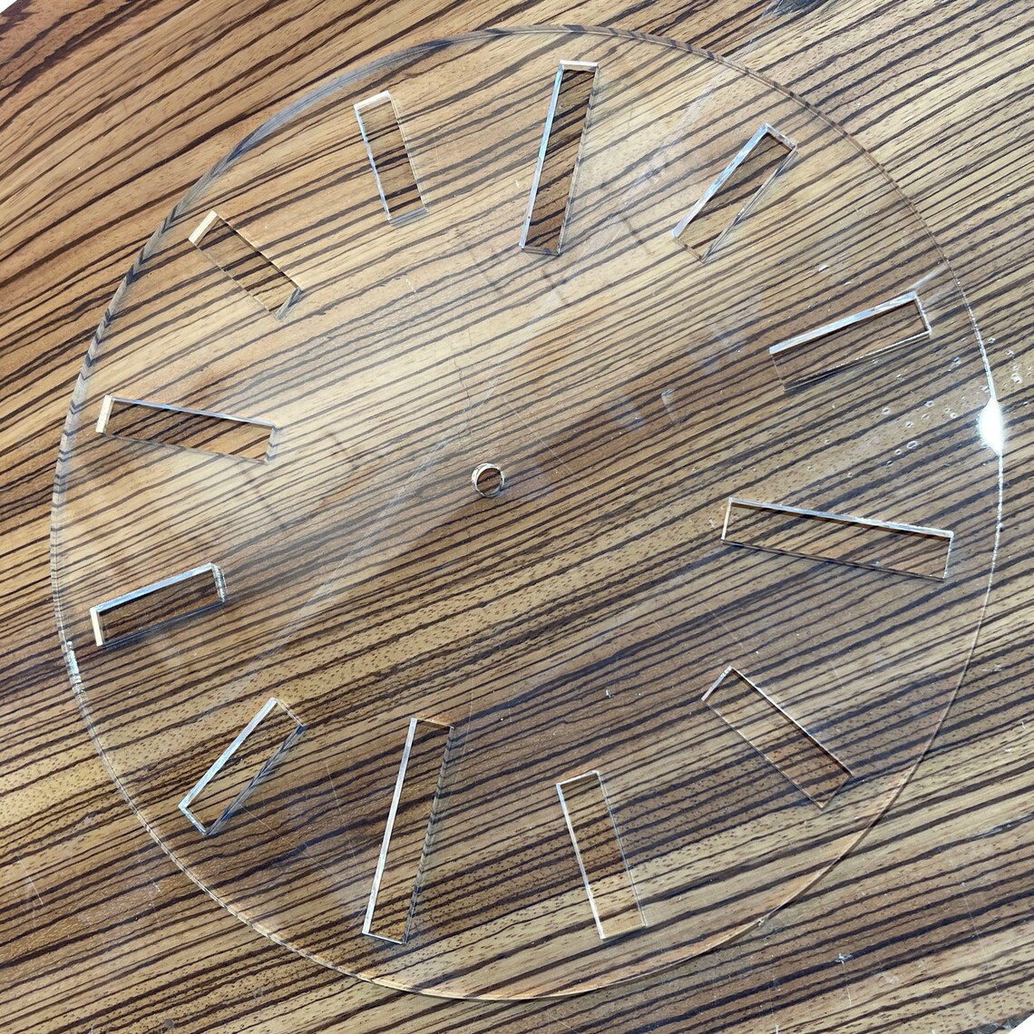 12 Circle Clock Dials Acrylic Router Template Style 2 Etsy