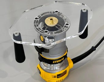 Dewalt (DWP611/DCW600B) Palm/Trim Router Base Plate - Two Handle